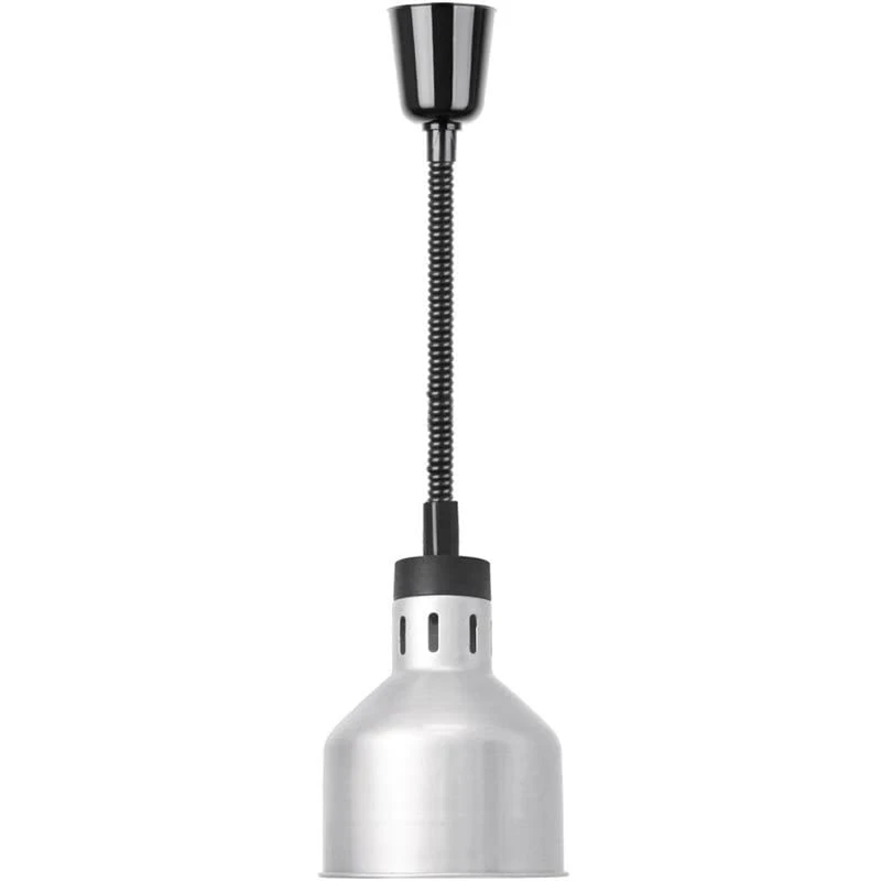 Adexa A65121205 Rise Fall Dome Heat Lamp, Silver