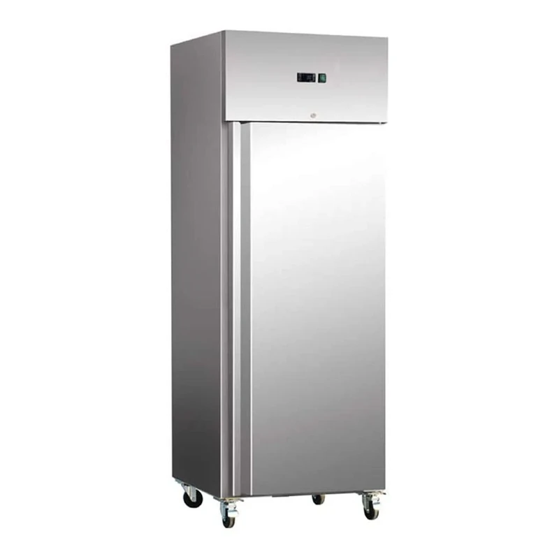Stalwart DA-R600S Commercial Refrigerator Upright Cabinet 600 litres Stainless Steel Single Door GN2/1 Fan Assisted Cooling