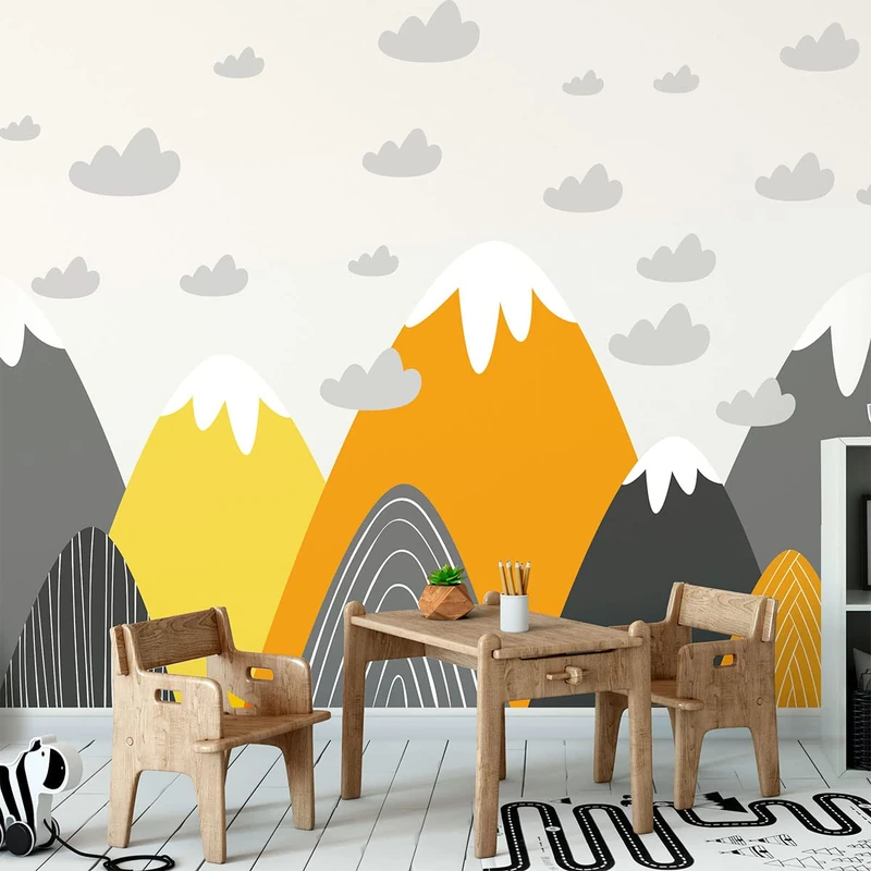 Ambiance Sticker Anouska Children's Wall Sticker for Baby Room Decoration - Giant Adhesive Wall Sticker - H120 x L180 cm