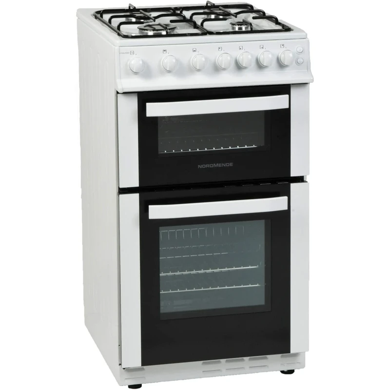Nordmende 50cm Double Cavity LPG Gas Cooker - White