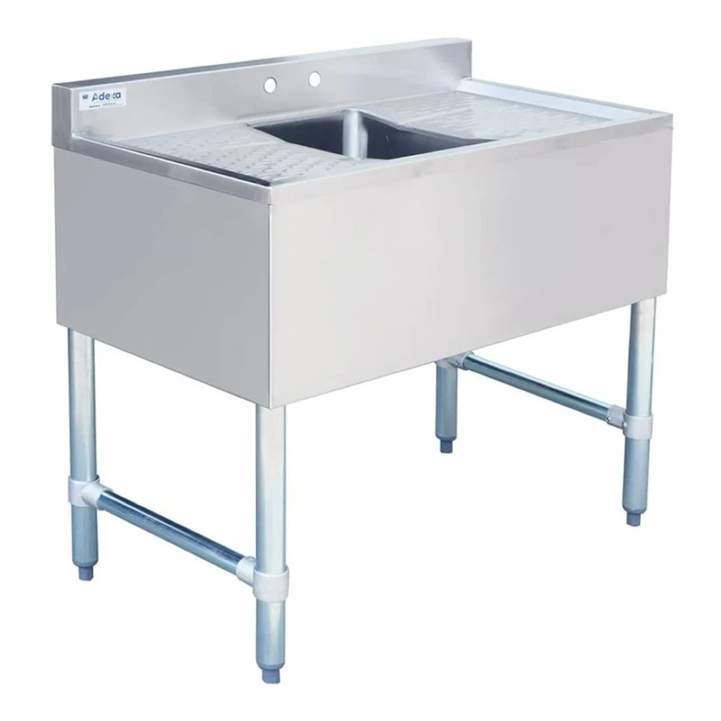 Stalwart DA-BAR1B36LR Commercial Bar Sink 1 Bowl Middle 914x477x838mm