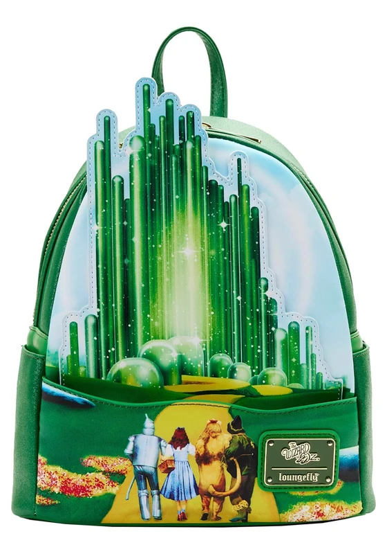 Loungefly Wizard of Oz Emerald City Mini Backpack, Multicolored, Standard - Image 1