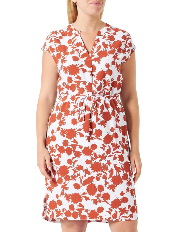 s.Oliver BLACK LABEL Women's 2132299 Short Dress, Brown 28a2, 10