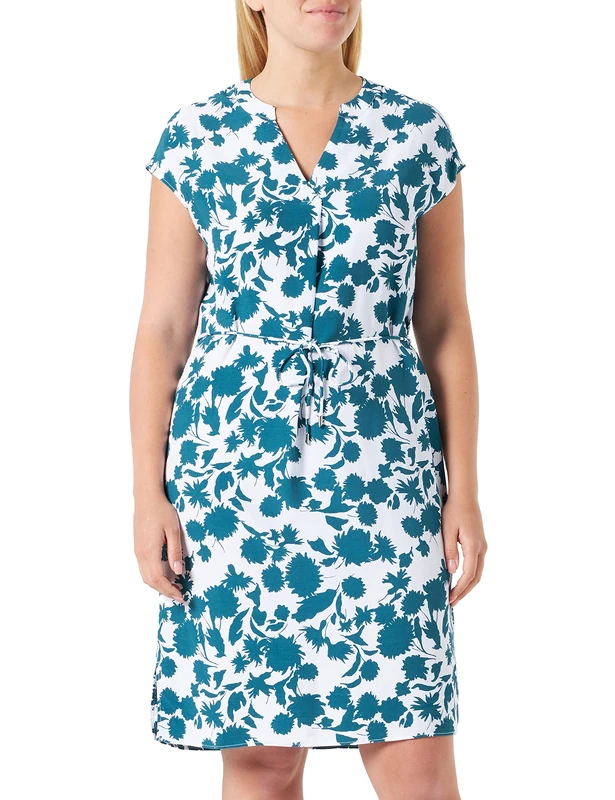 s.Oliver BLACK LABEL Women's Short Dress, Blue Green, 20