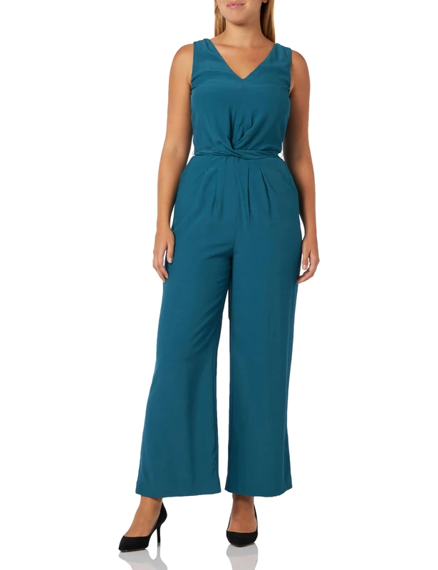 s.Oliver BLACK LABEL Women's 2132301 Jumpsuit, Petrol 6768, 16