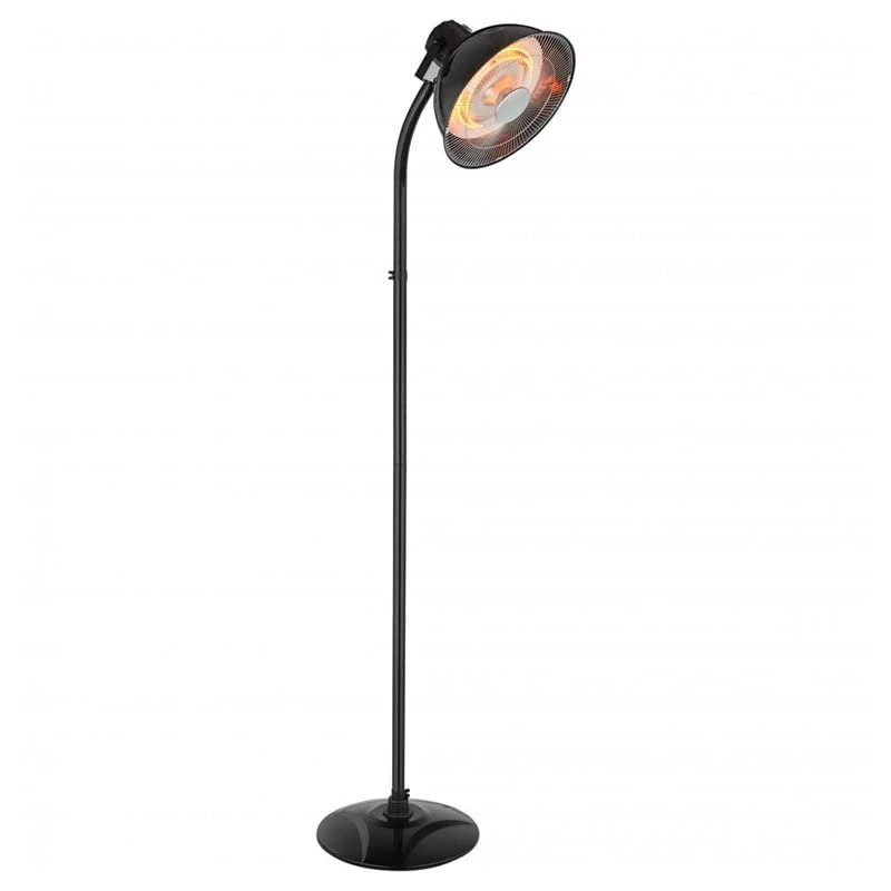 Stalwart DA-JHR2000S Infrared Patio Heater 2kW Free Standing Black