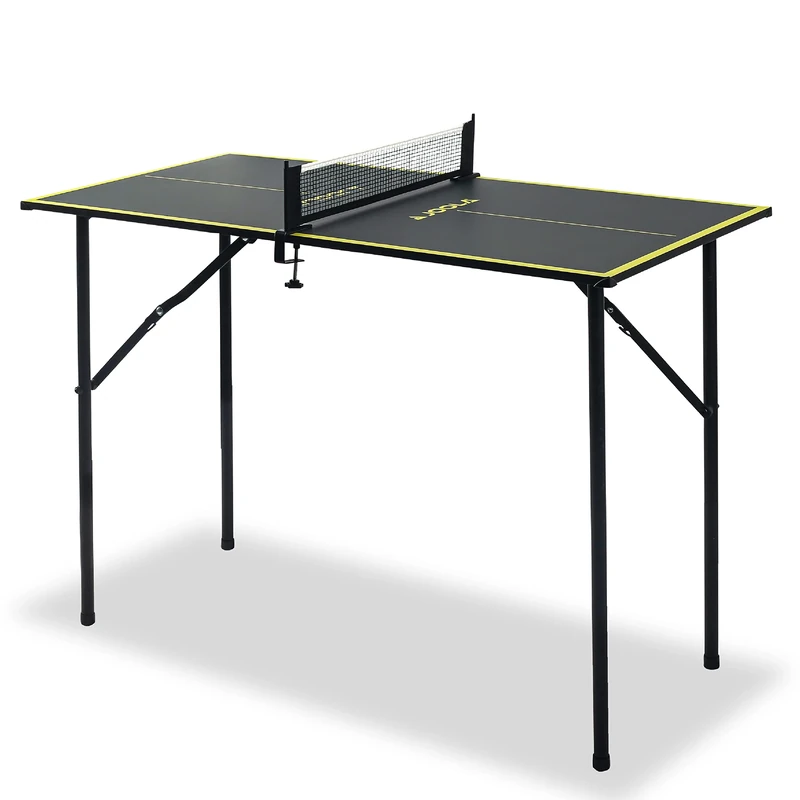 JOOLA Mini Table Tennis Table - Indoor Table Tennis Table Leisure Table Including Table Tennis Net, Dark Grey