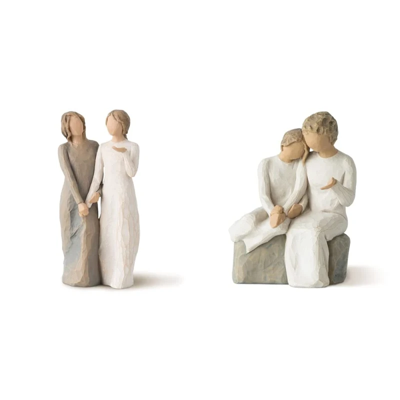 Willow Tree My Sister My Friend Figurine & with My Grandmother Figurine
