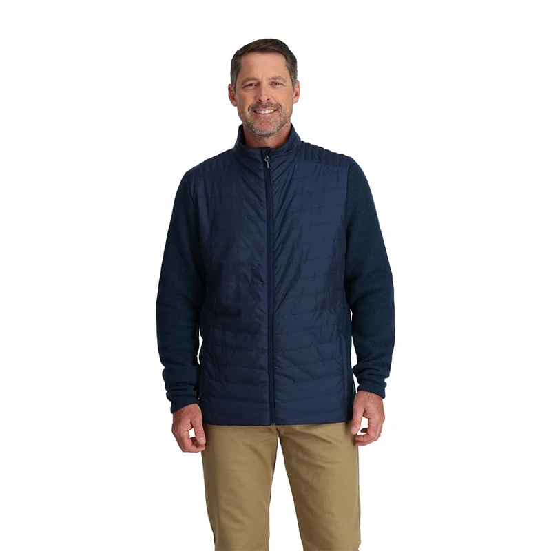 Spyder Men's Pursuit Insulator Jacket Fleece, True Navy, M