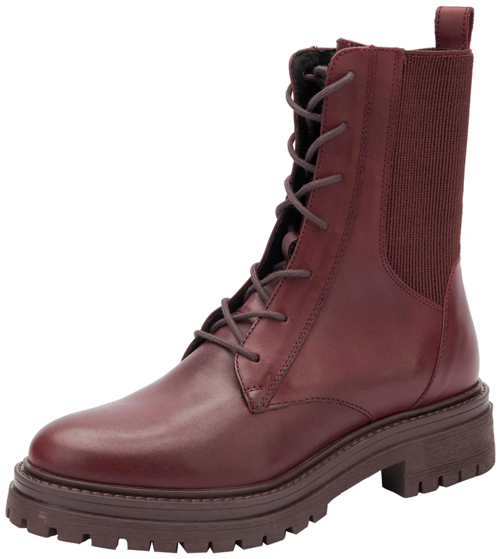 Geox Women's D Iridea Ankle Boot, Wine Red, 3 UK