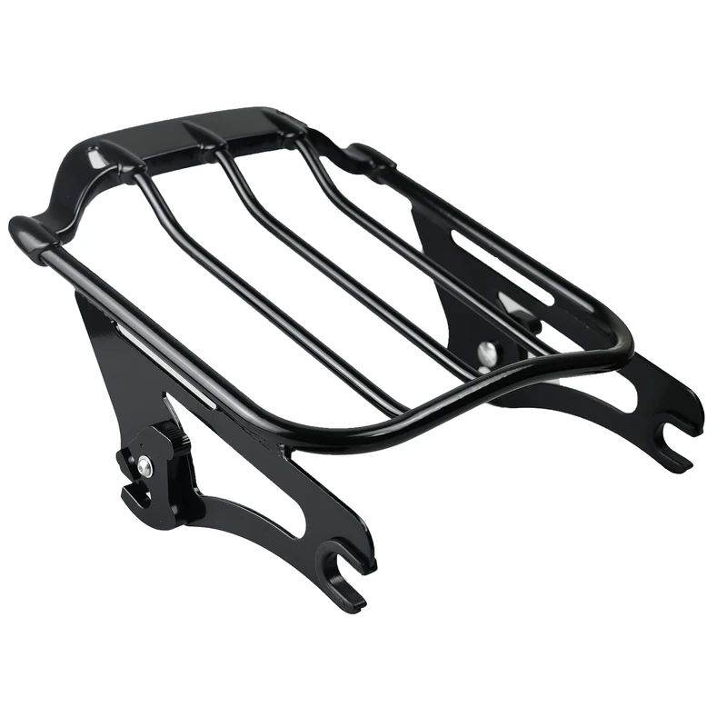 SWESGI Two Up Air Wing Luggage Rack Detachable Mounting Rack Compatible for Harley Davidson Touring 2009-2022 Street Glide Electra Glide Road Glide Road King,Black