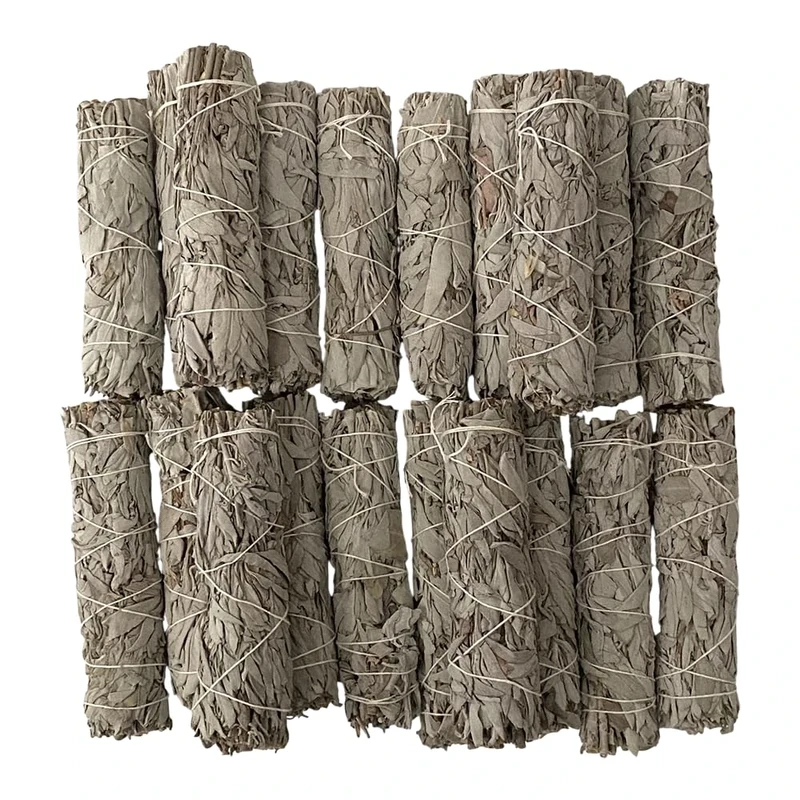 Wholesale White Sage Smudge Sticks, 6" (20 Pieces)