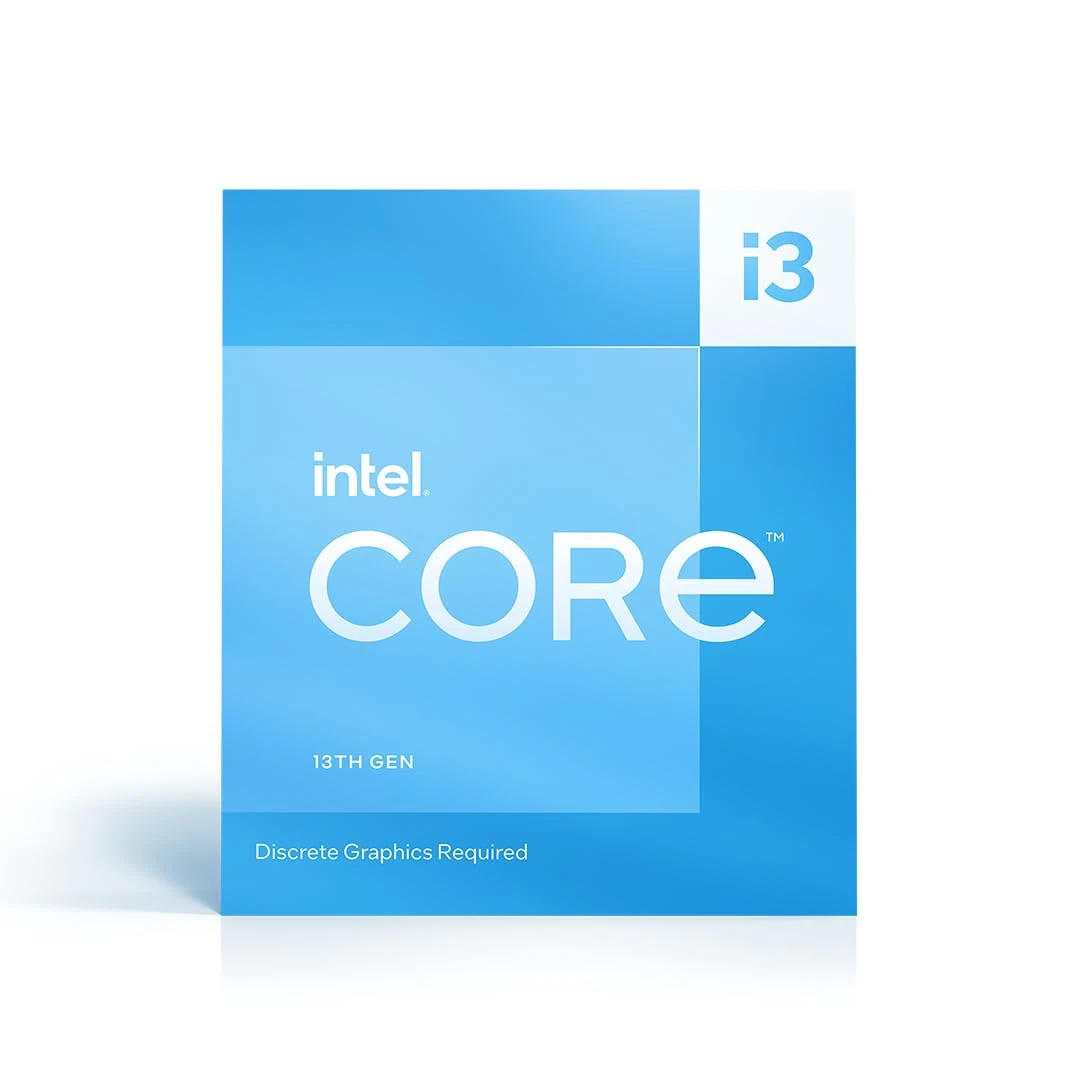 Intel® Core™ i3-13100F Desktop Processor 4 cores (4 P-cores + 0 E-cores) 12MB Cache, up to 4.5 GHz