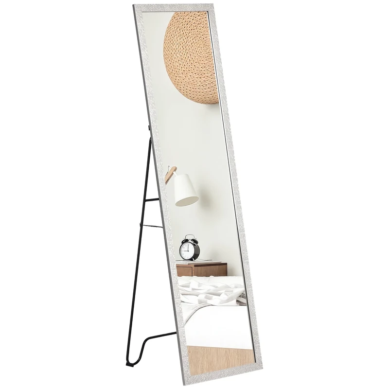 HOMCOM Full Length Mirror Free Standing Mirror Dressing Mirror for Dorm Home