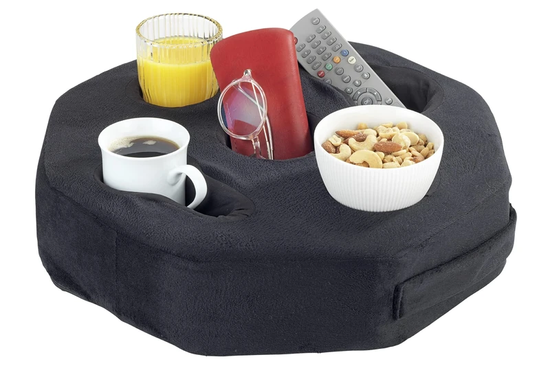 Maximex Sofa Drinks Butler, Non-Slip Drink Holder for Couch or Car, Thick Foam Cushion for Spill Free Drink Holder, Includes Warm/Cold Keep Drinks Warm - Image 1