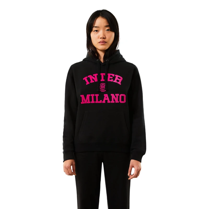 Inter Women's Hooded Sweatshirt Black