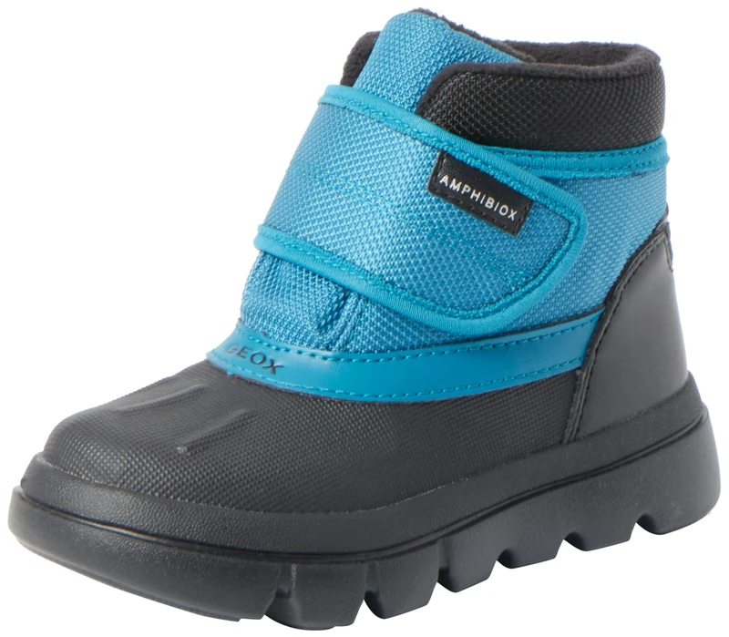Geox Boys' B Willaboom Boy B Ab Ankle Boot, Petrol Blue, 7 UK