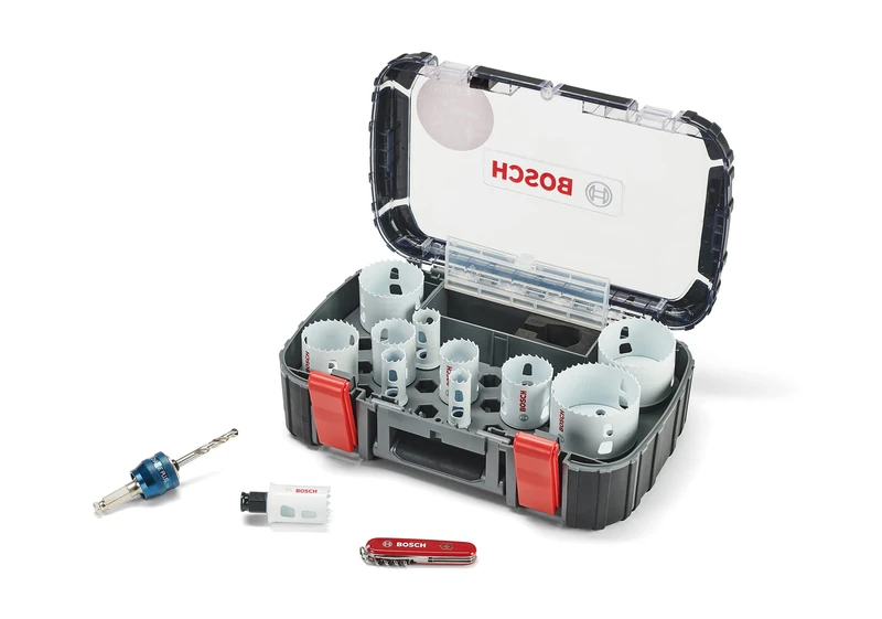 Progressor 061599760L 14-Piece Drill Bit Set Diameter 20 to 76 mm Bosch - Image 1