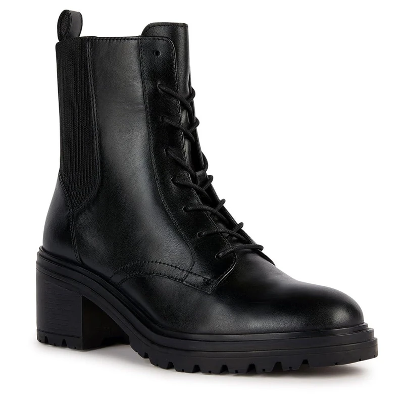 Geox D DAMIANA, Ankle Boot, Black,