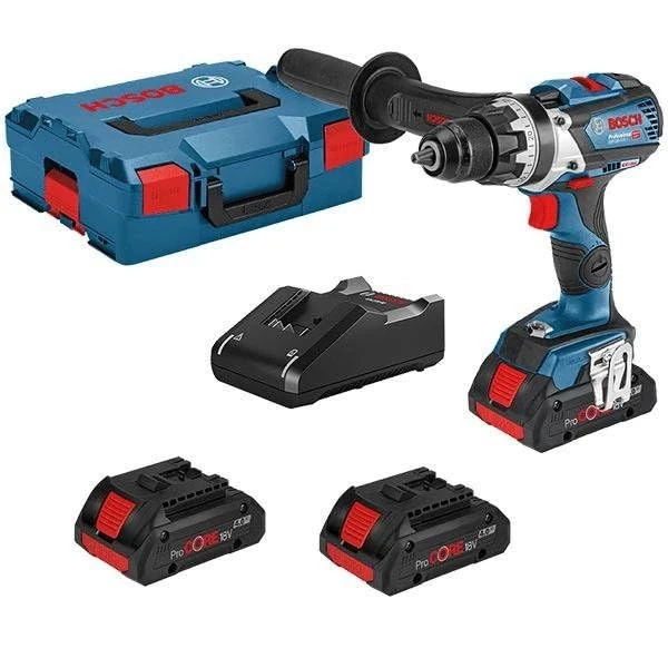 BOSCH ROBERT PRO BOSC0299 GSR 18V-110 C Drill + 3 x 5.0Ah + Gal 18V-40 Charger + L-Boxx BOSCH-0615990L8F