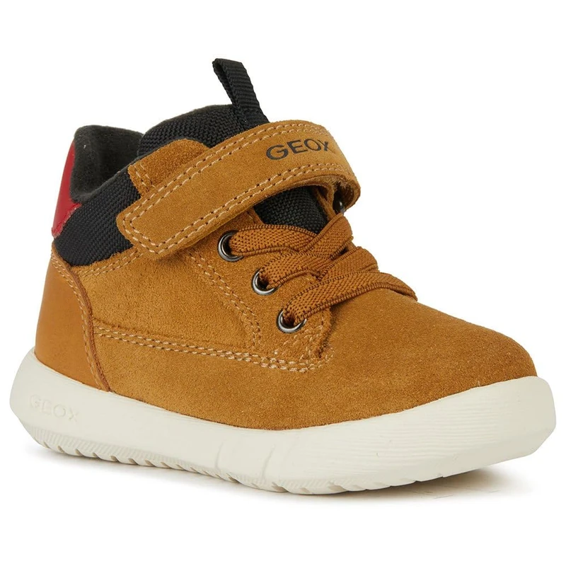 Geox B HYROO BOY, Ankle Boot, CURRY/BLACK,