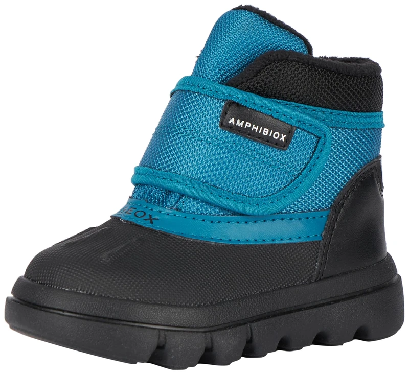 Geox Baby Boys' B Willaboom Boy B Ab Ankle Boot, Petrol Blue, 5 UK