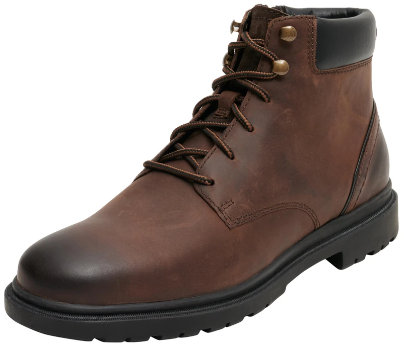 Geox Mens U Andalo Ankle Boot, Coffee, 8 UK