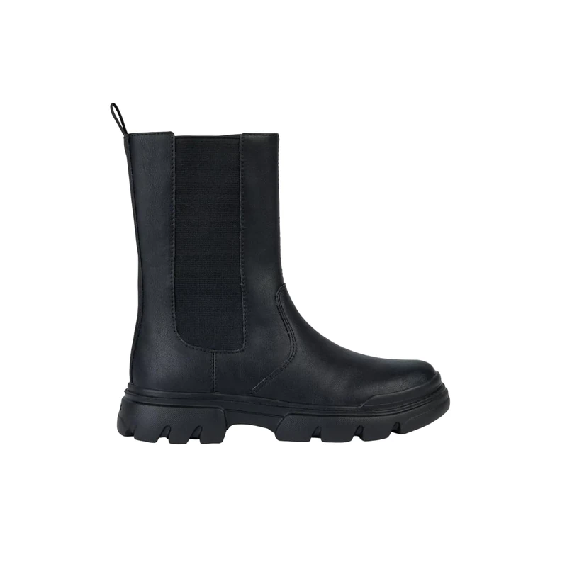 Geox Girls' J Junette GirlAnkle Boot, black, 3 UK