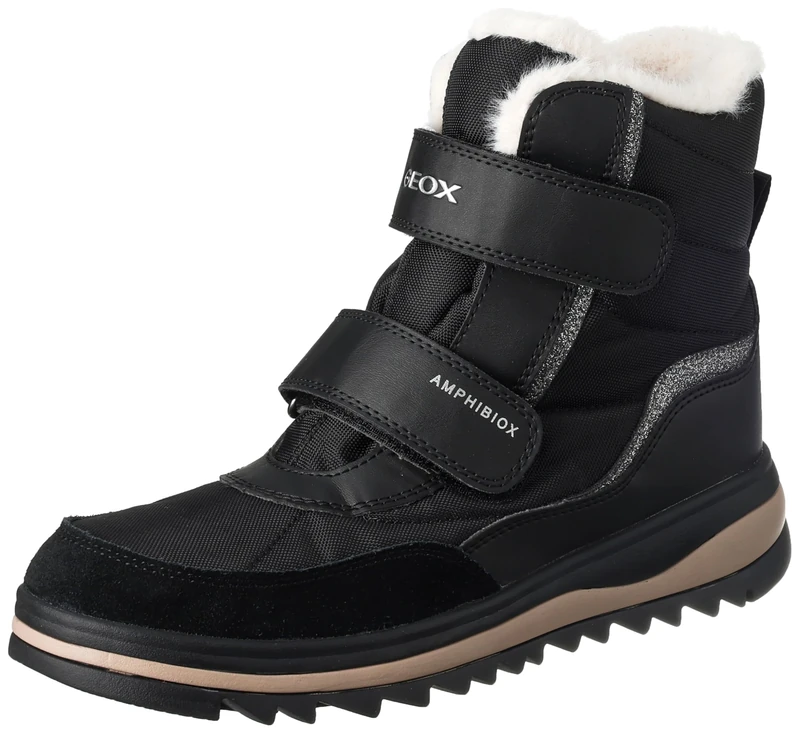 Geox J Adelhide Girl B Ab Ankle boot, black, 5 UK