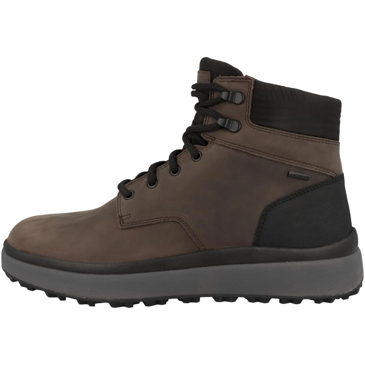 Geox U Granito + Grip B A Ankle Boot, Dk Coffee, 6 UK