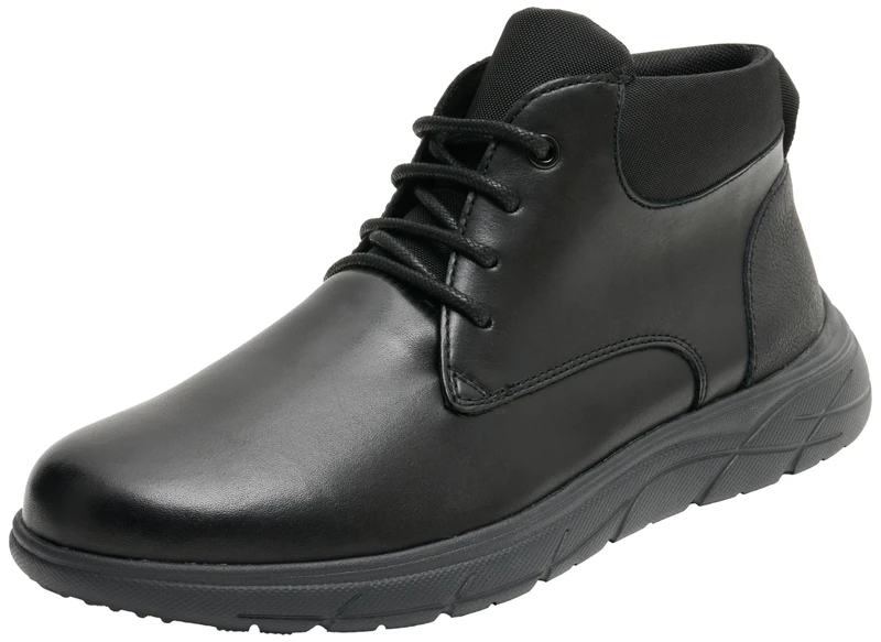 Geox Boys' U Portello Ankle Boot, black, 4.5 UK