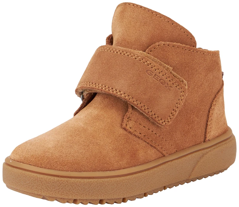 Geox Boys J Theleven BoyAnkle Boot, caramel, 4.5 UK