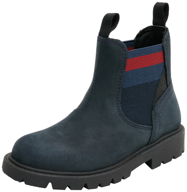 Geox Boys J Shaylax Boy AChelsea Boot, Navy red, 6.5 UK