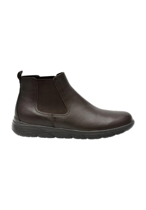 Geox Boys' U Portello Ankle Boot, coffee, 6.5 UK