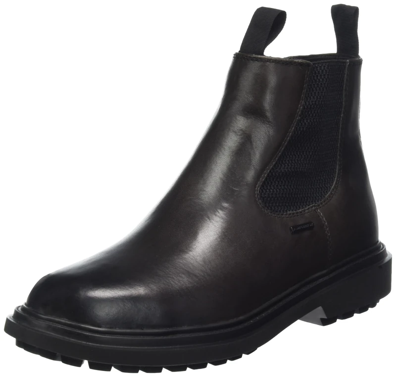 Geox U Faloria B ABX Ankle Boot, Black, 6 UK