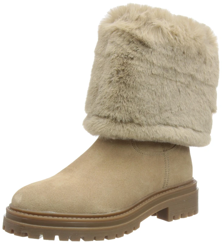 Geox Women's D Iridea Ankle Boot, Toffee beige, 4 UK