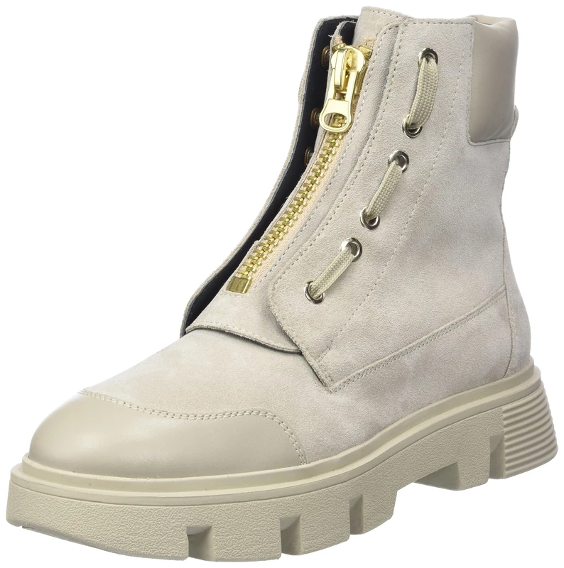 Geox Women's D Vilde Ankle Boot, Sand, 6 UK