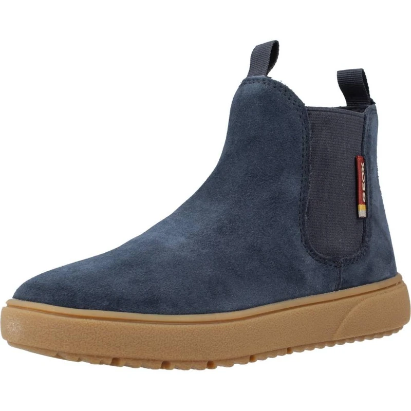 Geox J Theleven Boy Ankle Boot, Navy, 4 UK