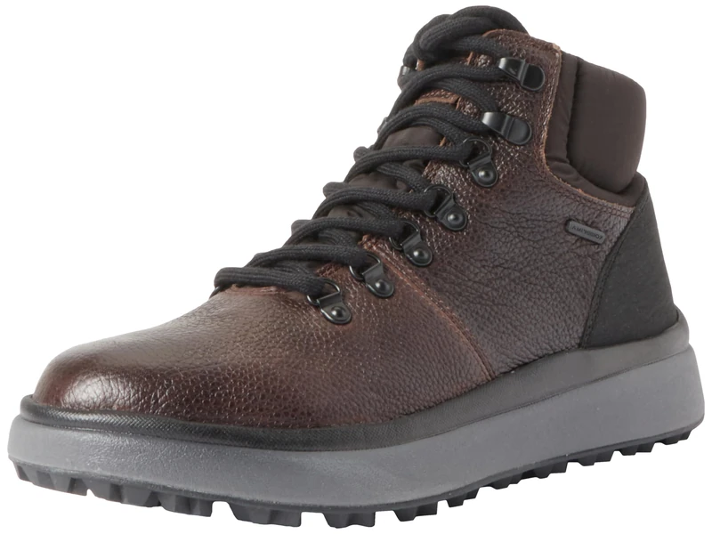 Geox Men's U Granito + Grip B A Ankle Boot, coffee, 10 UK