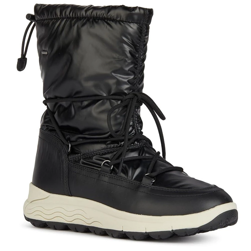Geox Girls' D Spherica 4x4 B ABX Ankle Boots, black, 3 UK