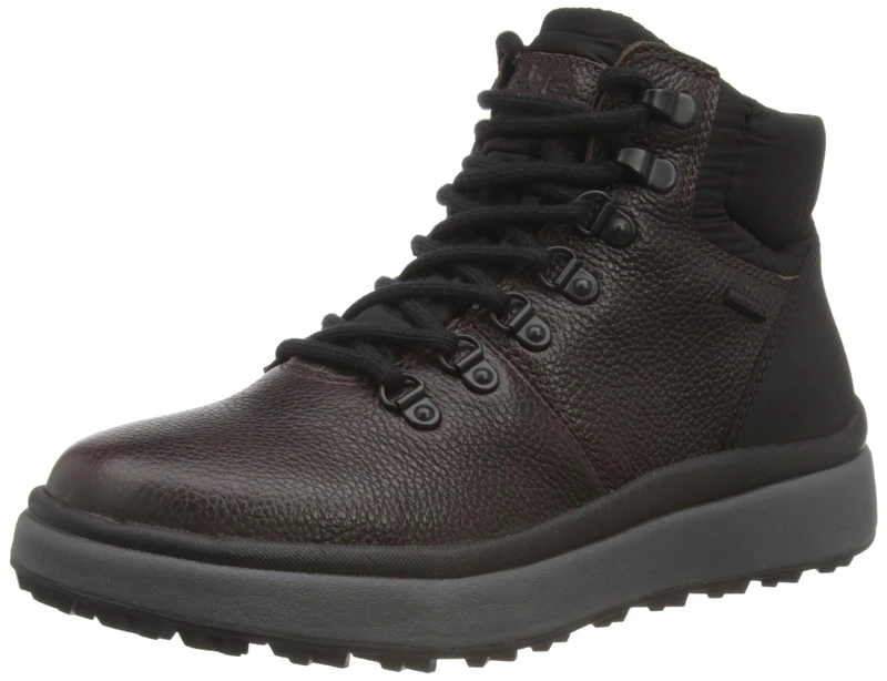 Geox Men's U Granito + Grip B AAnkle Boot, coffee, 10 UK