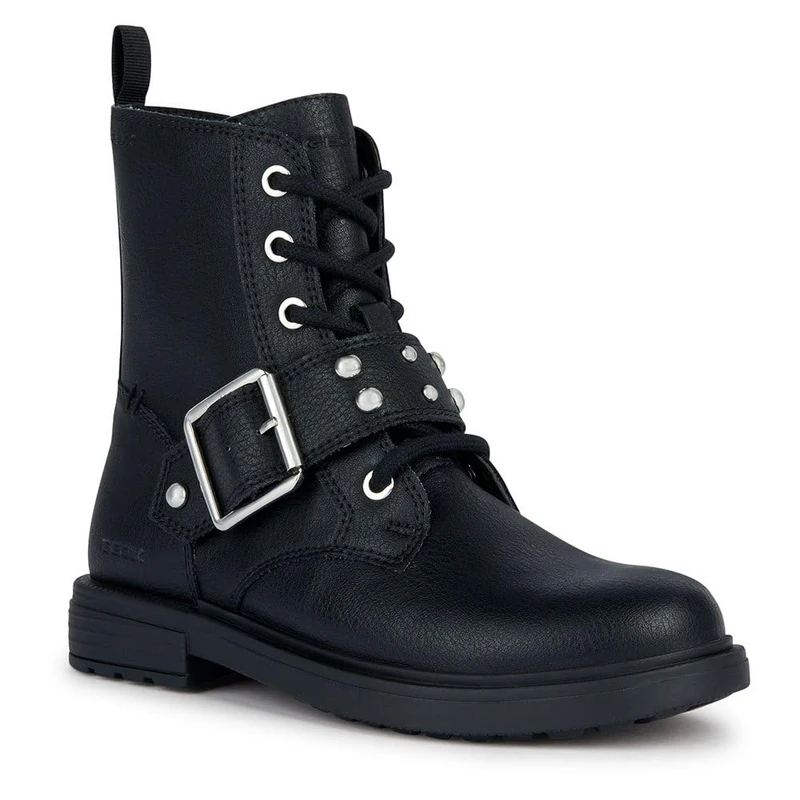 Geox Girls' J Eclair Girl Ankle Boot, black, 11.5 UK - Image 1