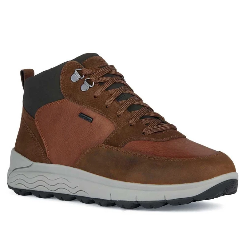 Geox Men's U Spherica 4x4 B AbxAnkle Boot, Cognac, 9 UK