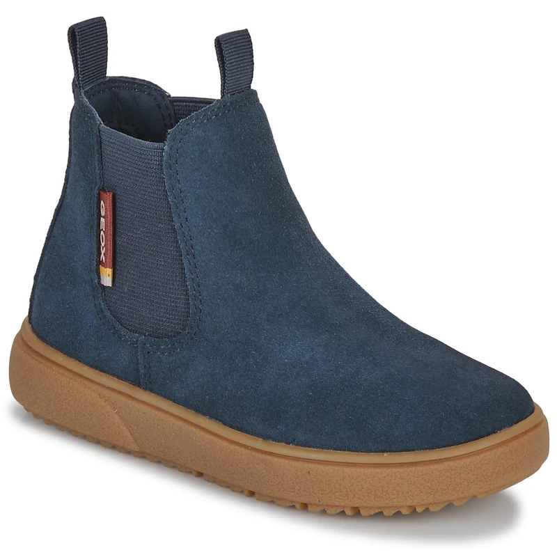 Geox Boys J Theleven BoyAnkle Boot, navy, 4.5 UK