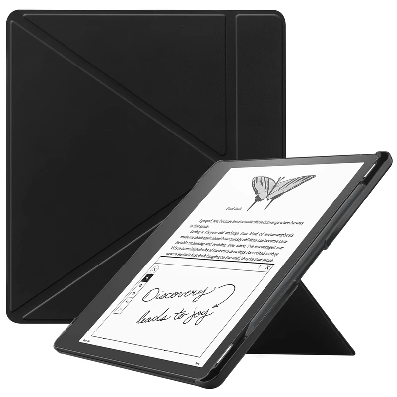 VOVIPO Slimshell Case for Kindle Scribe 10.2" (2024/2022 Release), Premium Lightweight PU Leather Stand Cover with Auto Sleep/Wake for Kindle Scribe 10.2 inch 2024/2022-Constellation-Black