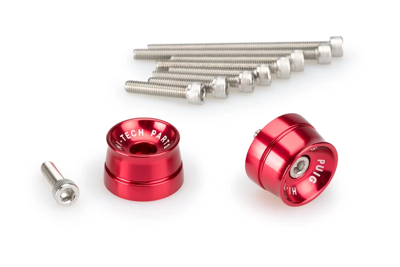 Puig 21030R Bar Ends Speed Model for Suzuki/Yamaha Red