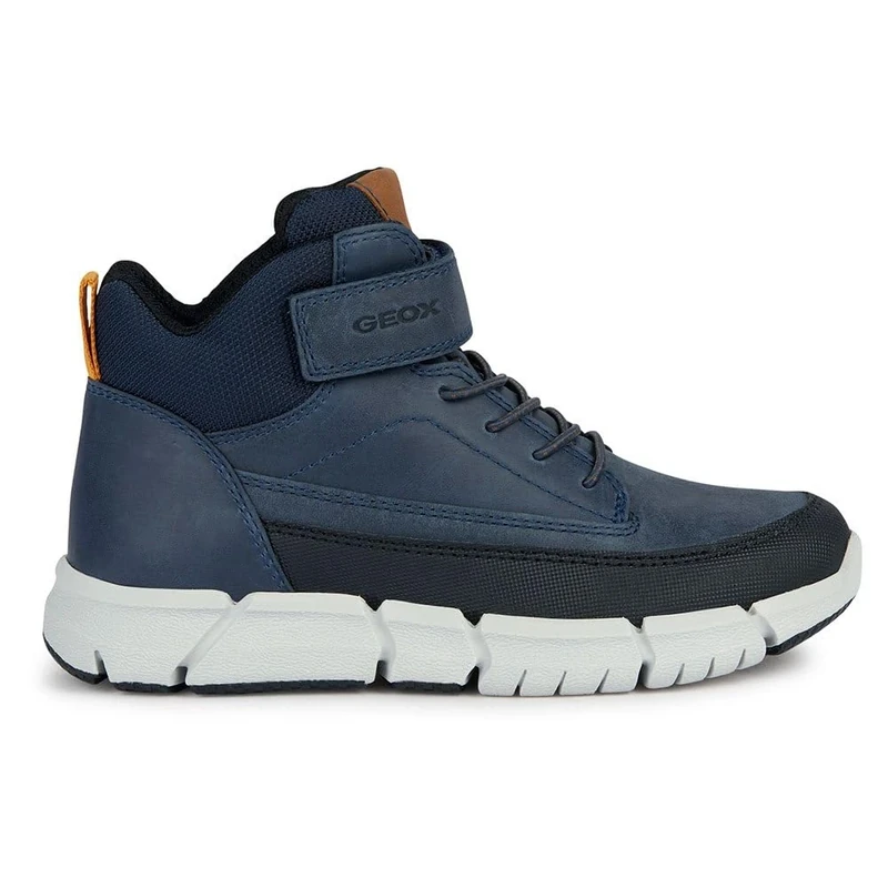 Geox Boys' J Flexyper Boy Trainers, Navy, 11 UK