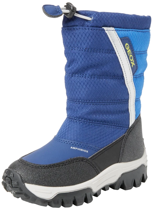 Geox J Himalaya Boy B ABX Ankle Boot, Blue Royal, 7.5 UK Child