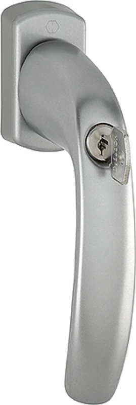 HOPPE 0810/U10 Stainless Steel Tilt and Turn Window Handle with Key M5 x 45-11654156