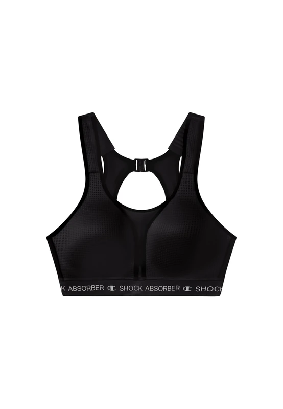 Champion Womens Shock Absorber S06s7 - Ultimate Run Padded Bras, Black, 32D UK